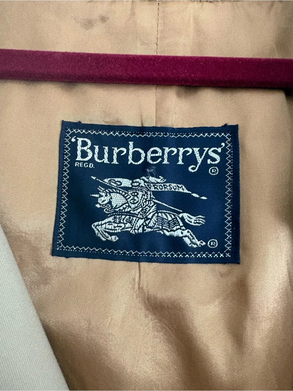 Burberry buttoned pocket spots